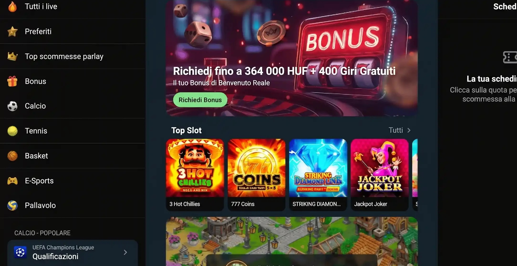 Royalsea Casino főoldali üdvözlő bónusz ajánlat
