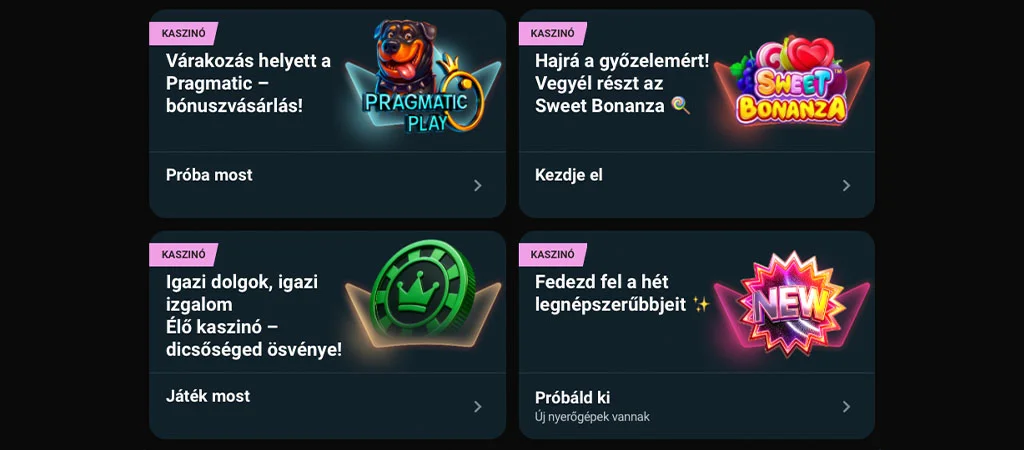 Royalsea Casino kaszinó promóciók: bónuszvásárlás, Sweet Bonanza, élő kaszinó és új nyerőgépek